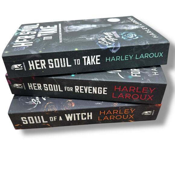 Harley Laroux - Souls Trilogy: Her Soul To Take Books 1-3 Paperback Book Bundle - Picture 1 of 7